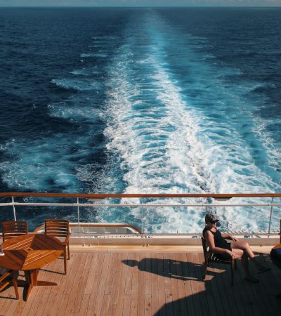 Cruise ship wake